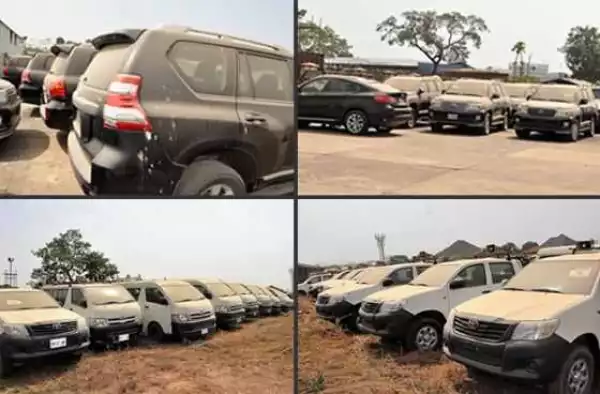 EXPOSED: Seized 47 SUVs, bought For GEJ Campaign With Money For Dead PHCN Workers